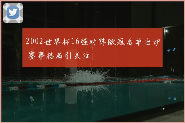 2002世界杯16强对阵欧冠名单出炉 赛事格局引关注